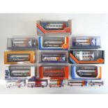 A group of 1:76 scale buses by EFE, CREATIVE MASTER NORTHCORD and others - all Stagecoach examples -