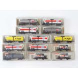 A group of FLEISCHMANN N Gauge German Outline petrol tank wagons - VG in G boxes (13)