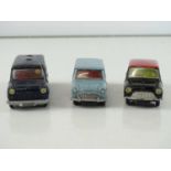 A group of CORGI and DINKY Mini Models comprising: DINKY 199 Austin 7 Countryman; CORGI 249 Mini