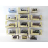 A group of OXFORD DIECAST 1:76 scale vehicles - mostly military examples - VG in Generally G