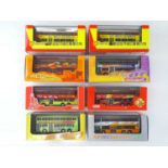 A quantity of CORGI OOC 1:76 scale buses, all Hong Kong examples - VG/E in VG boxes (8)