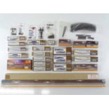 A large quantity of MARKLIN Z Gauge track - including points, accessories and flexible track