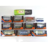 A mixed group of 1:76 scale buses by EFE, OOC and BRITBUS mostly Cambus or Lincolnshire examples -