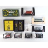 A mixed group of diecast models by OXFORD and others together with a LANSDOWNE white metal LDM2A