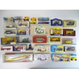 A mixed group of diecast cars, vans and buses by CORGI, MATCHBOX and others - G/VG in G boxes (where