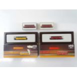 A group of MARKLIN Z Gauge German Outline 4-wheel railbuses and trailer cars - comprising 8816