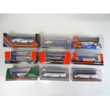 A mixed group of CORGI OOC and EFE coaches in 1:76 scale - mostly National Express examples - VG/E