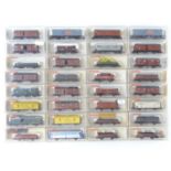A group of N gauge European outline wagons by FLEISCHMANN - VG in G boxes (32)