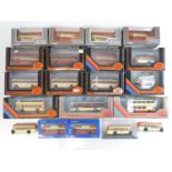 A group of 1:76 scale buses by EFE, CORGI OOC and B-T MODELS - all Eastern Counties examples - VG in