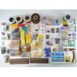 A large quantity of electrical and other accessories - mostly for N Gauge - F/G in G packets (