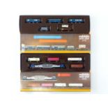 A MARKLIN Z Gauge German Outline 8776 works train pack together with an 8688 wagon pack - VG in G