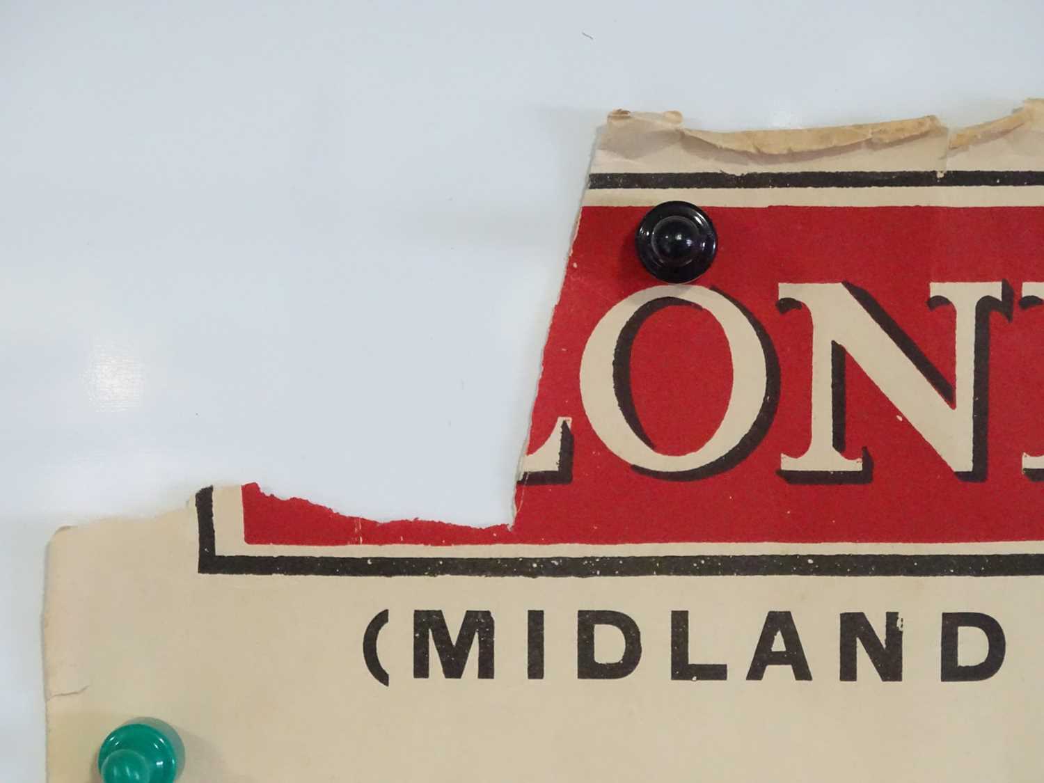 LONDON, MIDLAND and SCOTTISH RAILWAY Mainline (Midland Section) Timetable posters - July 8th - - Image 11 of 15