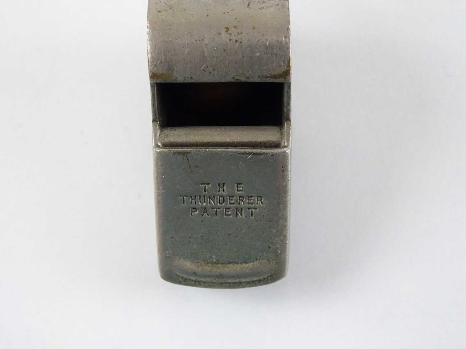 A Thunderer Patent nickel plated whistle - stamped for North British Railways - Image 3 of 3