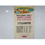 British Railways (Western Region) Limited Seaside Excursions to Littlehampton from Princes