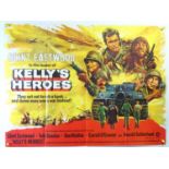 KELLY'S HEROES (1970) - UK Quad Film Poster - Clint Eastwood, Telly Savalas - 30" x 40" (76 x 102