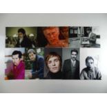 MALE ACTORS - A group of colour and black/white signed photos of various male actors (8) - this