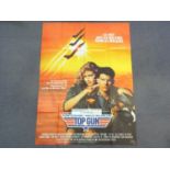 TOP GUN (1986) - French One Panel - Tom Cruise - 46" x 62" (116 x 157 cm) - Folded (as issued)