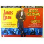 REBEL WITHOUT A CAUSE (2005 RR) - UK Quad Film Poster - 50th Anniversary BFI Release - 30" x 40" (76