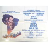 A pair of 1970s UK Quad film posters comprising: THE BOYS FROM BRAZIL (1978) together with BRASS