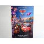 CARS (2006 - 2017): A selection of UK film posters from the original movie and the two sequels to