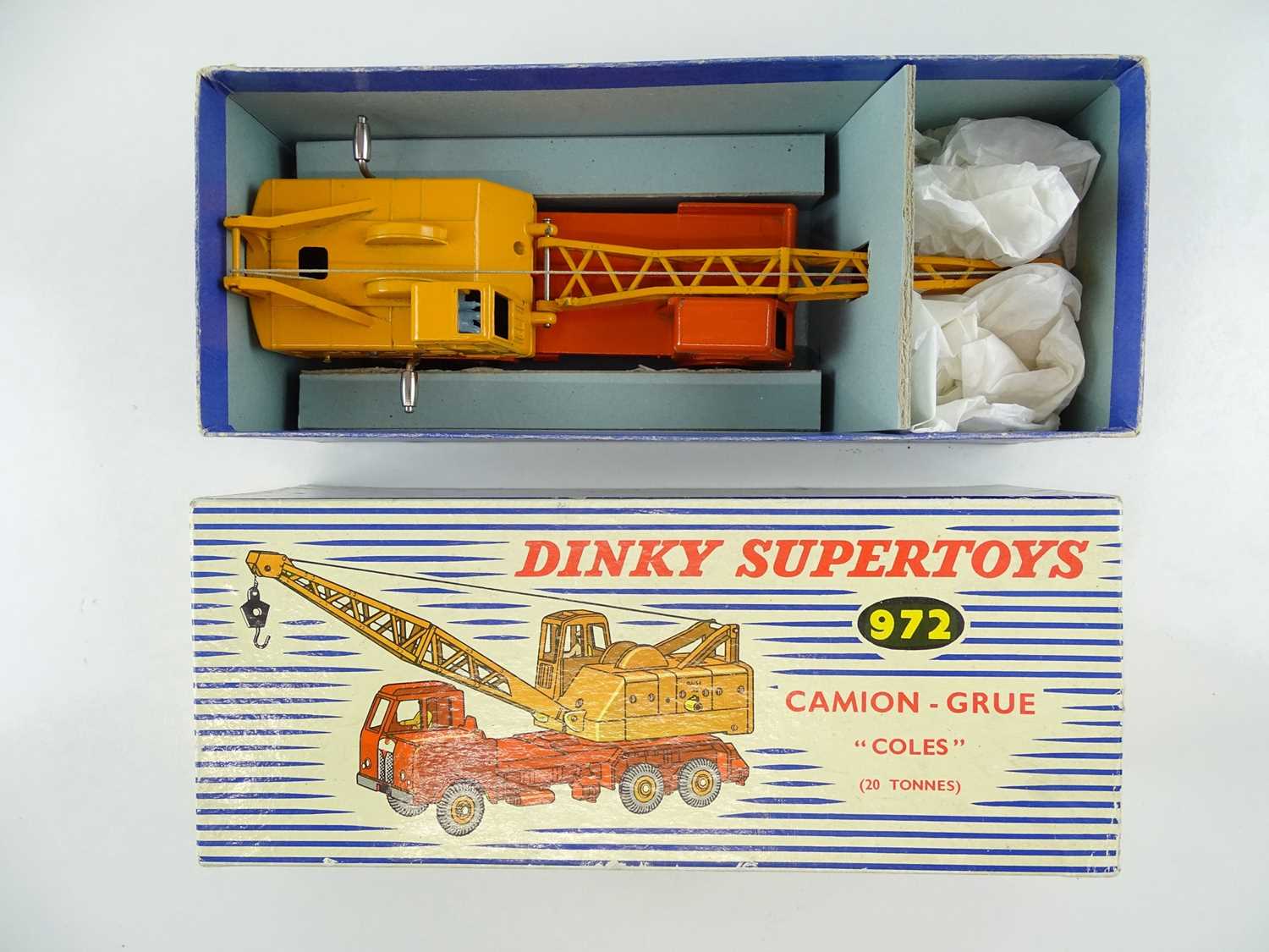 A FRENCH DINKY 972 Coles Lorry Mounted Crane - G/VG in G box