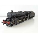 A kitbuilt O Gauge finescale Black 5 steam locomotive in BR black livery numbered 44964, vendor