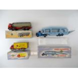 A group of playworn trucks by DINKY comprising: 584; 923 and 982 - F/G in F/G boxes (3)