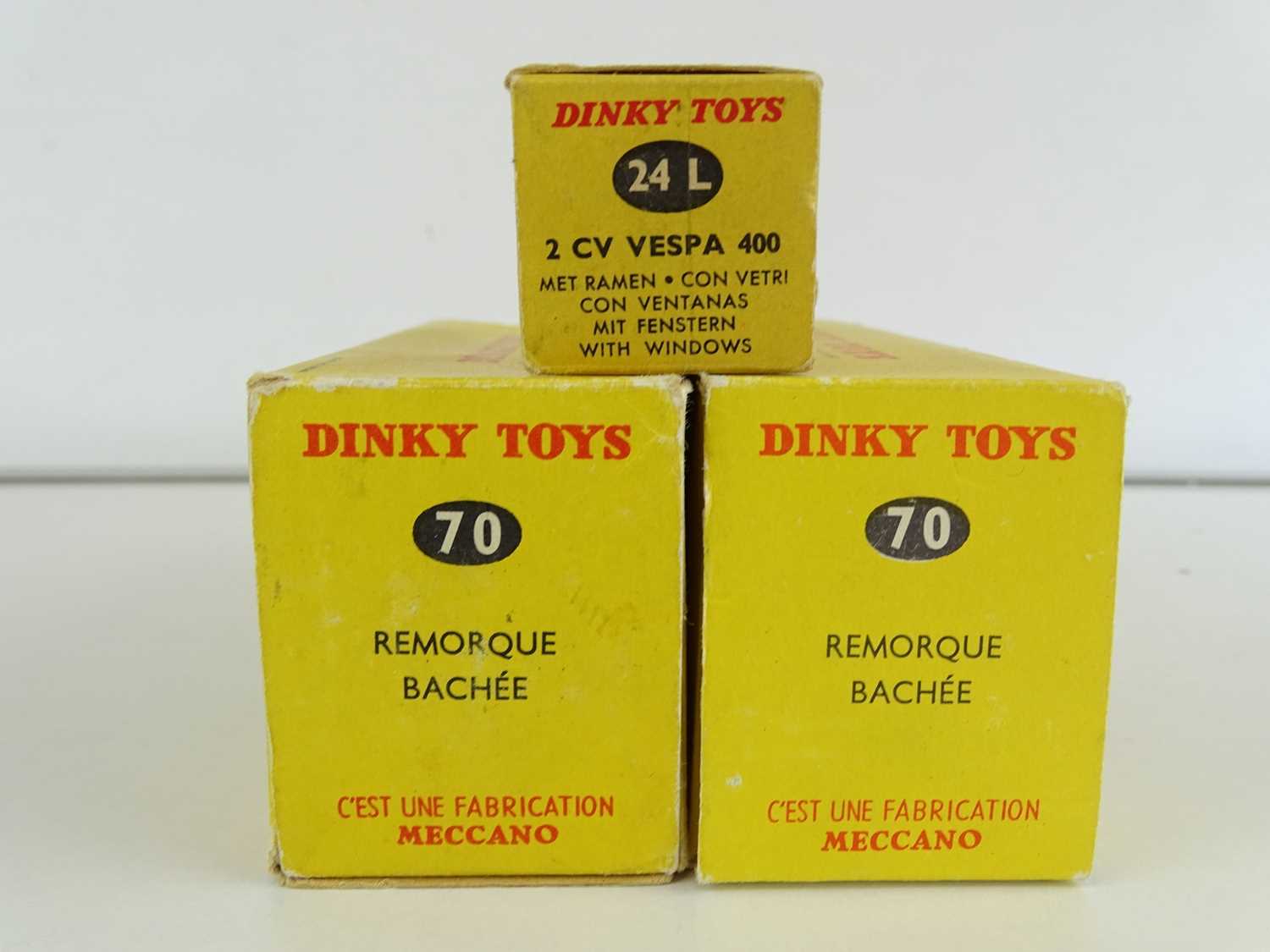 A mixed group of FRENCH DINKY items including boxed and unboxed lorries, trailers etc. - F/G in F/ - Image 2 of 2