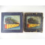 A pair of HORNBY O Gauge clockwork passenger train sets - F/G in P/F boxes (2)