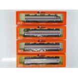 A group of RIVAROSSI American Outline HO Gauge diesel locomotives repainted in Amtrak livery - G