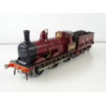 A kitbuilt O Gauge finescale 0-6-0 steam locomotive in LMS maroon livery numbered 1440 - VG in a