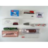 A group of N Gauge items to include a kitbuilt loco/tender body and a separate tender together