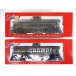 A pair of SPECTRUM American outline G scale narrow gauge 1:20.3 bogie tank wagons - as new, ex-