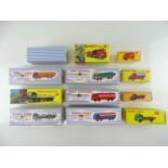 A large quantity of ATLAS DINKY lorries and vans from the British range - VG in G boxes (12)