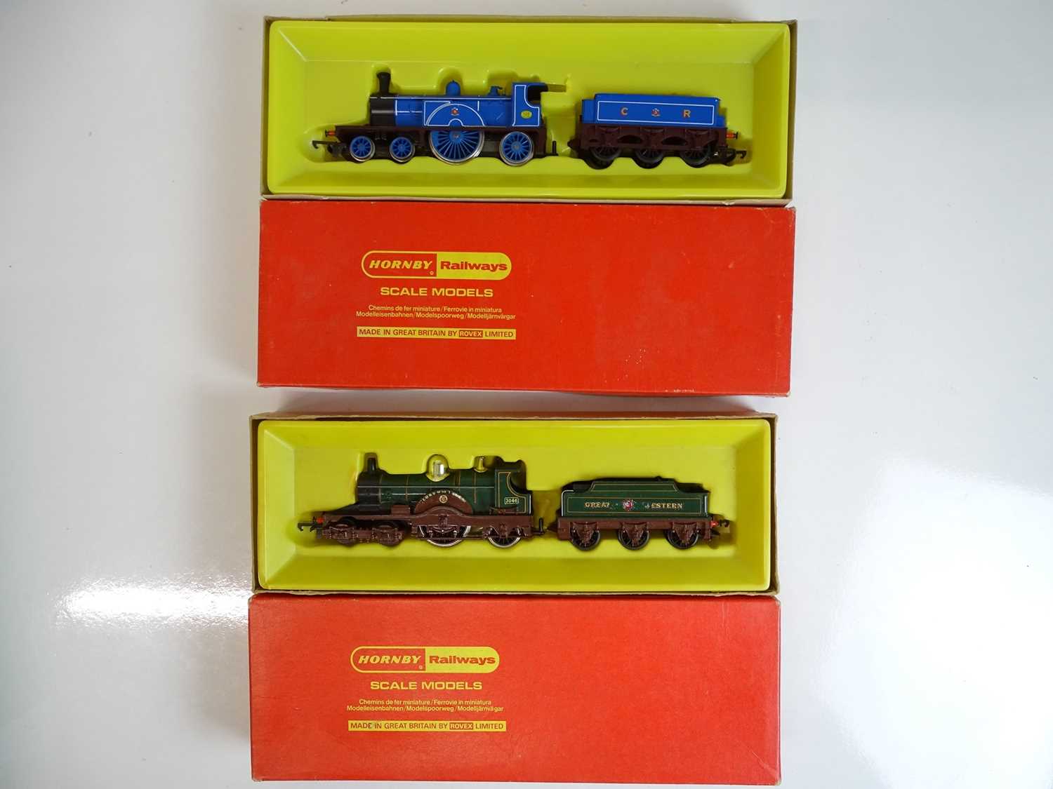 A pair of HORNBY OO Gauge steam locomotives to include a Caledonian Single and a 'Lord of the Isles'