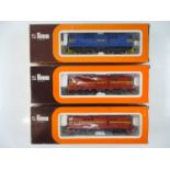 A group of LIMA HO Gauge South African Outline Class 5E electric locomotives in various liveries -