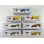 A group of DAN-TOYS reproduction DINKY toys comprising lorries and vans - VG in VG boxes (7)