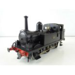 A kitbuilt O Gauge finescale 0-6-0 steam tank locomotive, possibly representing a later rebuild of
