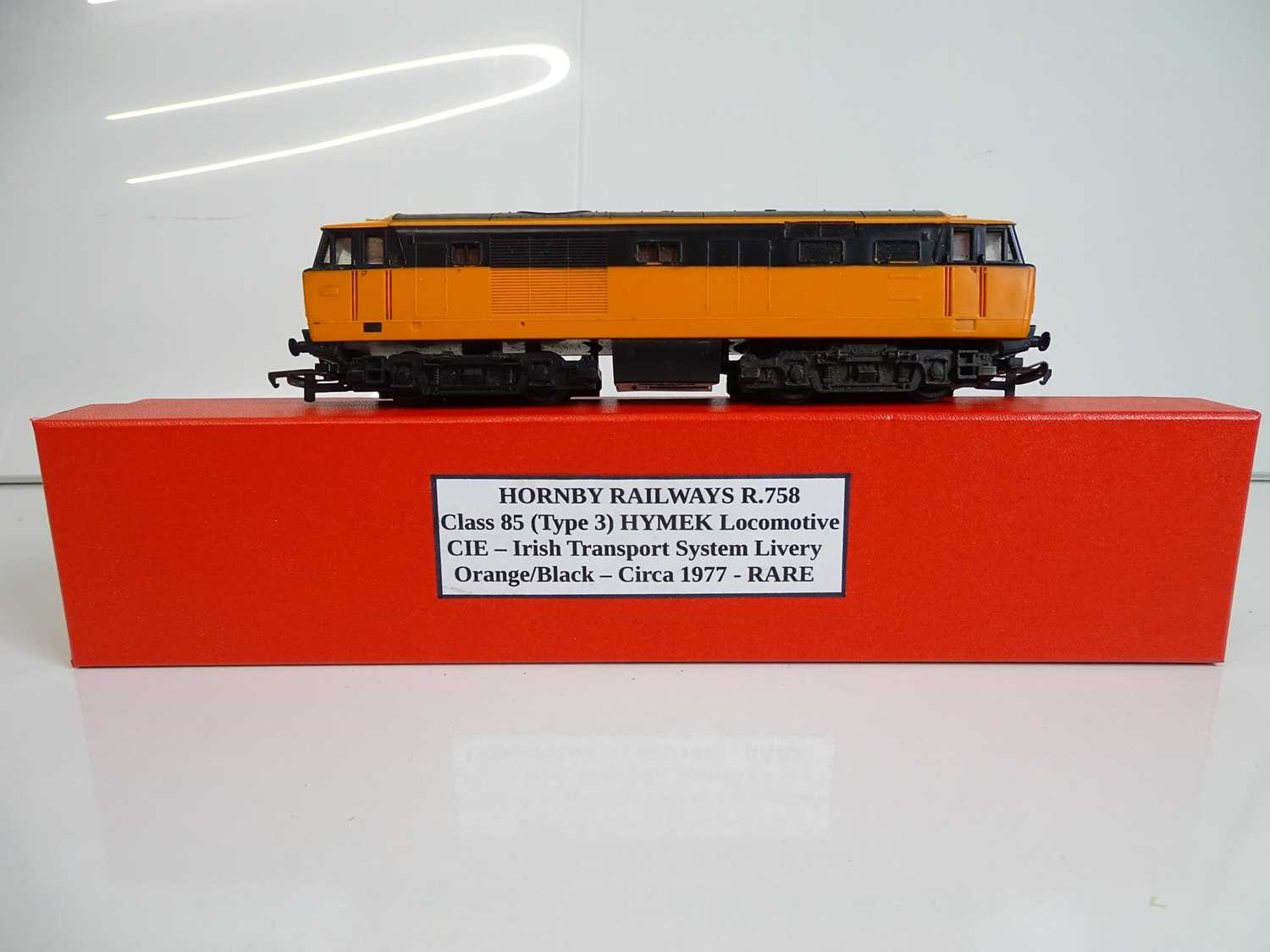 A HORNBY OO Gauge Hymek diesel loco in fictitious Irish CIE livery - as produced by HORNBY in the