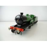 A kitbuilt O Gauge finescale class D11 steam locomotive in LNER green livery "Somme" - G/VG in a