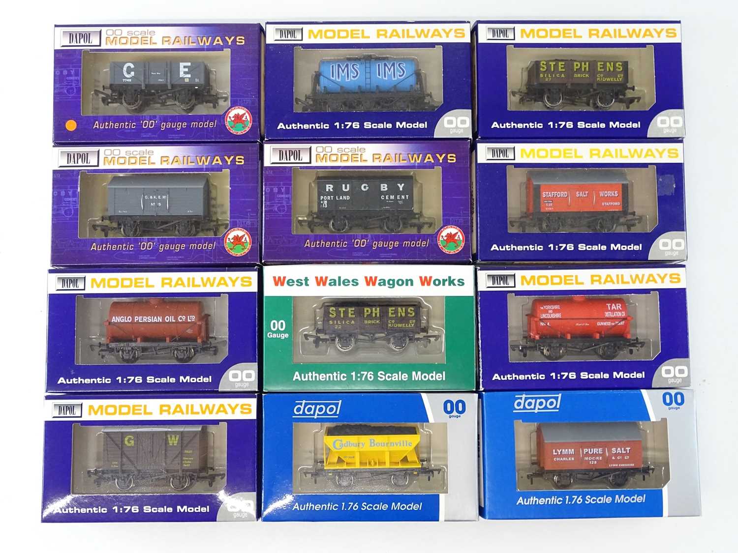 A mixed group of DAPOL OO gauge wagons to include a quantity of limited editions - VG in G/VG