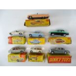 A group of DINKY cars as lotted - F/G in P/F boxes (7)