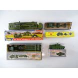 A group of boxed DINKY Military vehicles comprising: 618; 650; 651 and 697 - G in F boxes (4)