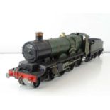 A kitbuilt O Gauge finescale Star class steam locomotive in GWR green livery "Princess Victoria" -