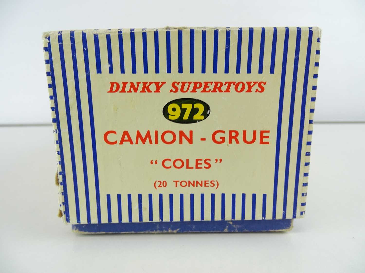 A FRENCH DINKY 972 Coles Lorry Mounted Crane - G/VG in G box - Image 3 of 3