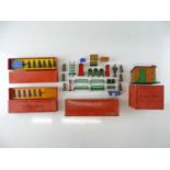 A group of HORNBY SERIES O Gauge pre-war accessories - to include 2 x boxed No.2 milk cans and