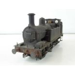 A SLATER'S kitbuilt O Gauge finescale Johnson class 1F steam tank locomotive in BR weathered black