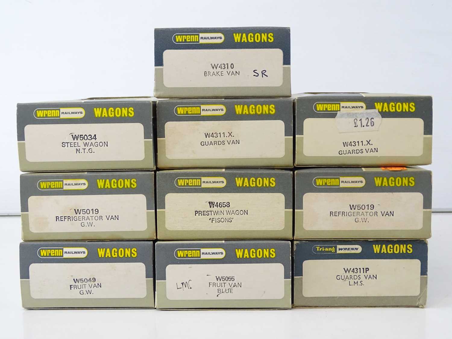 A mixed group of WRENN OO gauge wagons - VG in G boxes (10) - Image 2 of 2