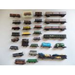 A group of N Gauge wagons and a coach by GRAHAM FARISH, PECO & LIMA, all unboxed - G/VG (29)
