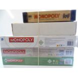 A group of Monopoly sets, all sealed as new, to include anniversary and boxed editions - VG/E in